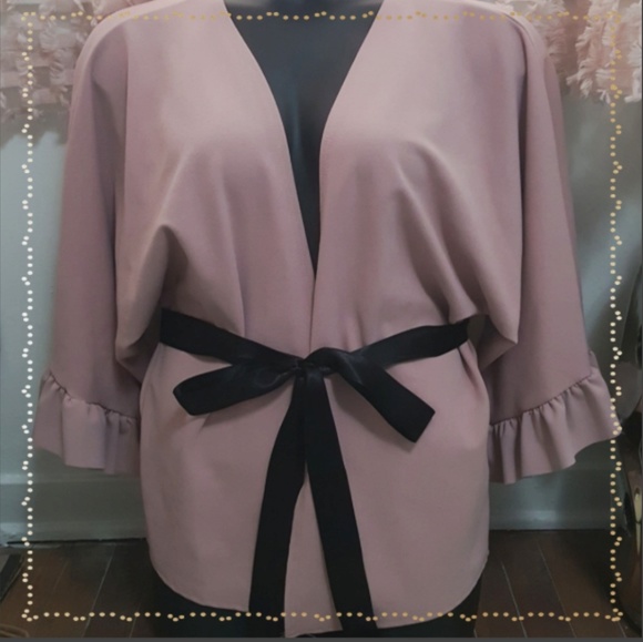 Boohoo Plus Jackets & Blazers - Rose Colored Jacket